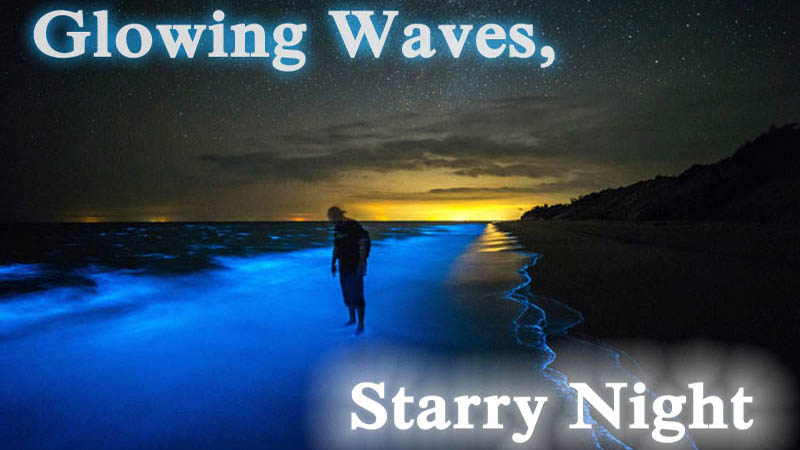 Glowing Blue Waves Phenomenon